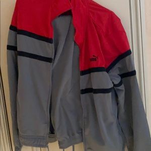 men’s medium puma jump suit